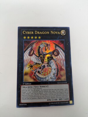 Cyber Dragon Nova SDCR-EN038 Ultra Rare 1st Edition Near Mint Yugioh-image