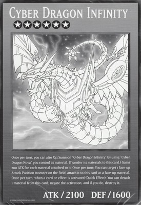 1x (NM) Cyber Dragon Infinity - DUOV - Oversized  YuGiOh-image