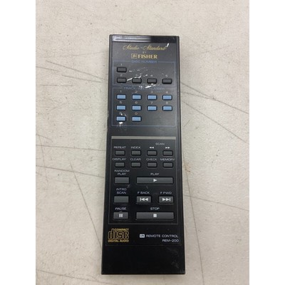 Vintage Fisher Studio Standard Original OEM Remote Control REM-200 CD Stereo-image