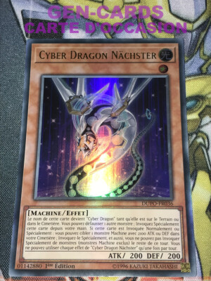 USED Yu Gi Oh CYBER DRAGON NACHSTER DUPO-FR036 1st Edition Card-image
