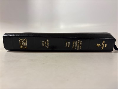 Holy Bible: KJV Giant Print Center Column Reference Edition 1994 Nelson Leather-image