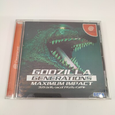 Godzilla Generations Maximum Impact Boxed Dreamcast Japan Japanese Game-image