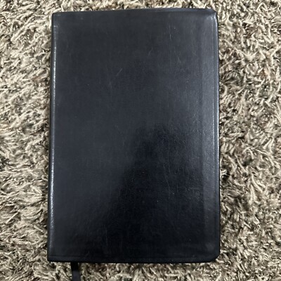NIV Student Bible 2002 Zondervan Black Bonded Leather Softcover-image
