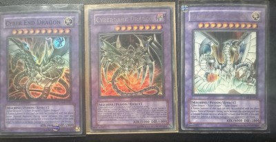 Yugioh Cards X3! Limited Edition NM/M Cyberdark Cyber End Dragon-image