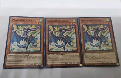 X3 Yu-Gi-Oh! TCG Dragunity Couse Cybernetic Horizon CYHO-EN017 Unlimited Common-image