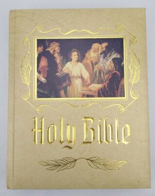 Holy Bible KJV Leather Master Family Heirloom Reference Red Letter Edition-image