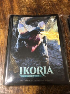 MTG Magic Ultra Pro Deck Japanese 40 SLEEVES Ikoria Space GODZILLA Standard-image