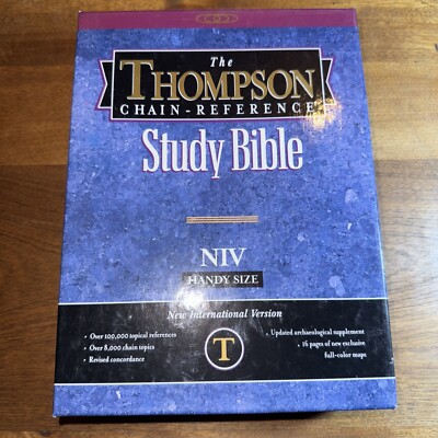 THOMPSON CHAIN-REFERENCE STUDY BIBLE NEW INTERNATIONAL By Frank Charles Thompson-image