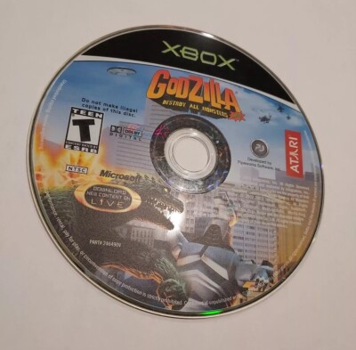 Godzilla: Destroy All Monsters Melee (Original Microsoft Xbox, 2003) Disc Only  -image