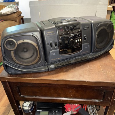 Vintage Fisher PH-D340 Studio Standard BoomBox Radio CD Tape Player Tested Works-image