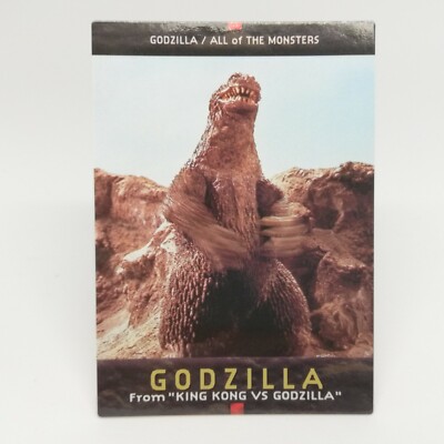 No.10 Godzilla Card 1996 Caddass Masters First Edition BANDAI TOHO Japan -image