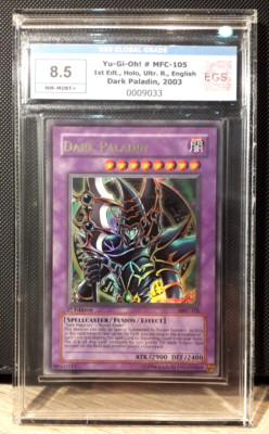 Yu-Gi-Oh! Dark Paladin, MFC-105, Ultra Rare, 1. Edition, English, PSA 8-9, NM-M-image