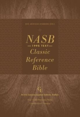 NASB, Classic Reference Bible, Genuine Lea- 0310456495, Zondervan, leather bound-image