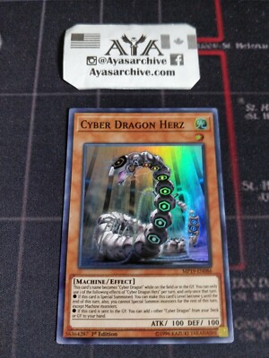 1x Cyber Dragon Herz - MP19-EN086 - Super Rare - 1st Edition NM - YUGIOH A+ -image