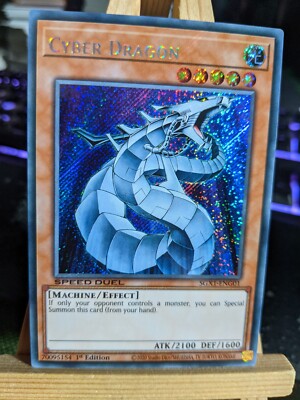 Cyber Dragon Secret Rare SGX1-ENG01 NM Yugioh Card-image
