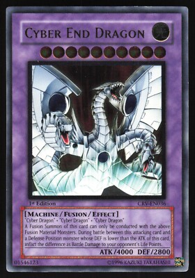 Cyber End Dragon - CRV-EN036 - Ultimate Rare - 1st Edition Yugioh-image