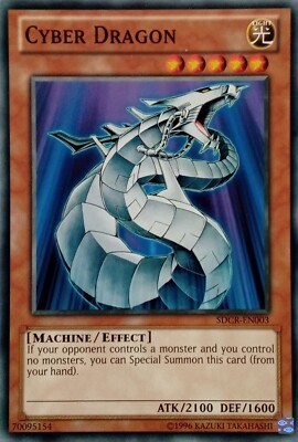 SDCR-EN003 CYBER DRAGON COMMON MIXED ED YuGiOh CARD-image