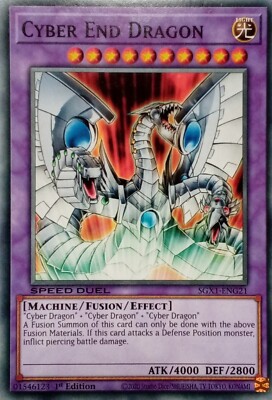 SGX1-ENG21 CYBER END DRAGON COMMON 1ST EDITION YuGiOh CARD-image