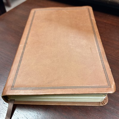 Holy Bible CSB Ultrathin Reference Brown imitation leather Holman Gold Edges-image