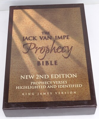 The Jack Van Impe Prophecy Bible Second Edition KJV Bonded Leather Red Letter-image