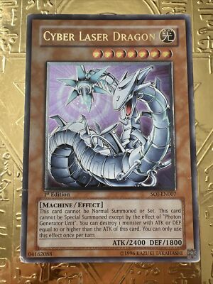 cyber laser dragon ultimate rare 1st Edition soi-en007 (2)-image