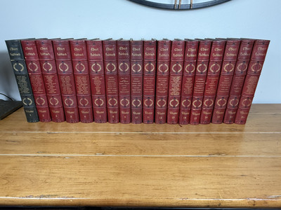 SIGNED Complete Writings of Elbert Hubbard, Roycroft Shop Author's Edition 18vol-image