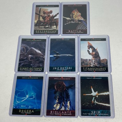 Godzilla 1996 Carddass Masters Trading Card LOT Dogora Battla Destroyah Spip-image