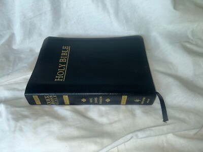 Black Quick Reference Bible KJV Bonded Leather Thomas Nelson #685QR NICE-image