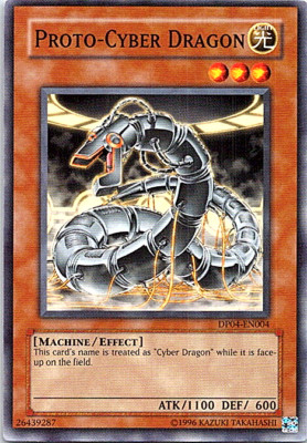 Proto-Cyber Dragon DP04-EN004 Yu-Gi-Oh! Card Light Play Unlimited-image