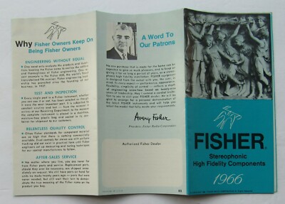 Fisher Stereophonic High Fidelity Components Sales Brochure 1966-image