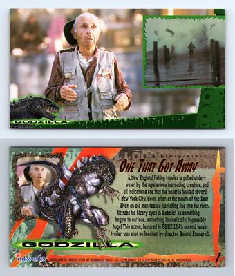 One That Got Away #7 Godzilla 1998 Inkworks Supervue Trading Card-image