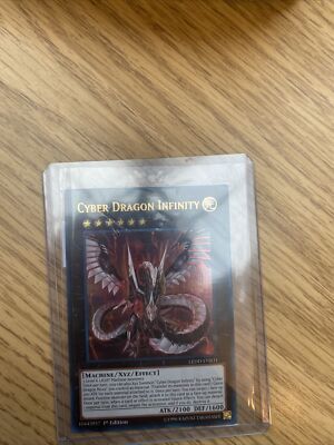 Yugioh Cyber Dragon Infinity LEDD-ENB31 Ultra Rare 1st Edition Near Mint-image