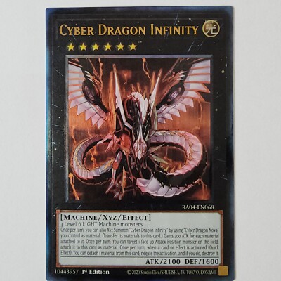 Cyber Dragon Infinity - RA04-EN068 - NM - Ultimate Rare - 1st ed - Yugioh-image