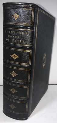 George H Townsend / Manual of Dates Dictionary of Reference All the Most 1st ed-image