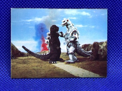 Mechagodzilla 2  Mini menko card 2.5 in No.130 TOHO 1970's Japanese F/S-image