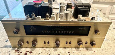 Classic Fisher 500-B FM Stereo Tube Receiver Parts or Repairs  - Untested-image