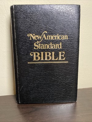 New American Standard Bible Reference Concordance Brown Leather 1977 Holman-image
