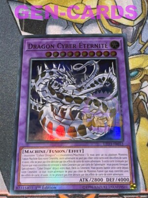 Yu Gi Oh DRAGON CYBER ETERNITY LED3-FR012 1st Edition Card-image
