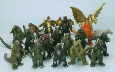 Godzilla 50th Anniversary Memorial Box 20 Figure Cards Set BANDAI Limited Items-image