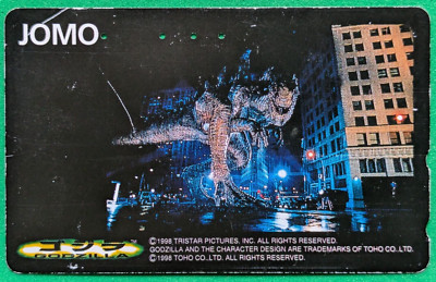 GODZILLA 1998 Japanese Telephone Card TOHO Rare-image