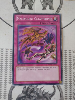 Yu-Gi-Oh! TCG - Malevolent Catastrophe SDCR-EN034 - 1st Edition - Common -image