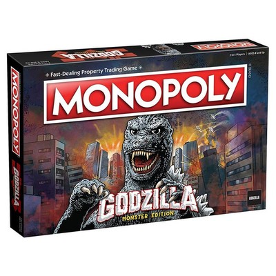 Monopoly Godzilla Board Game By The Op Games-image