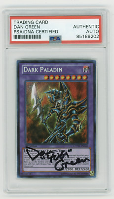PSA Signed Dan Green Dark Paladin 1st Edition LCYW-EN048 Legendary Collection-image