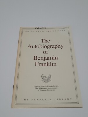 Franklin Library: The Autobiography of Benjamin Franklin 1983 Editor’s Notes-image