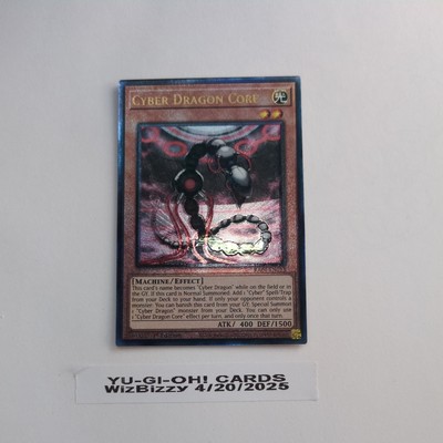 Cyber Dragon Core Ultimate Rare 1st Ed Quarter Century Near Mint -image