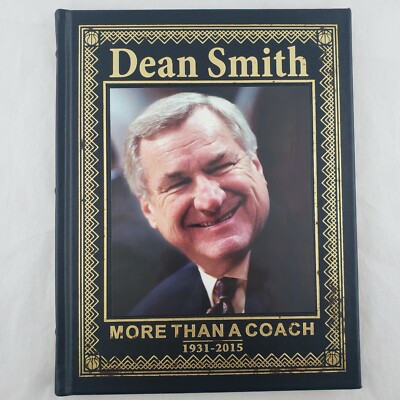 Easton Press Dean Smith - More Than A Coach - 1931-2015 Leather 2015 UNC Jordan-image