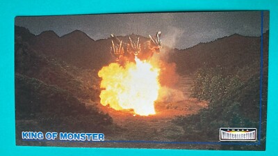 No.32 Godzilla Card  King of MONSTER TOHO Movie AMADA japanese F/S-image