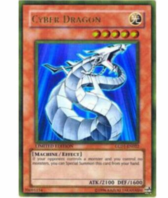Cyber Dragon - GLD1-EN022 - Gold Rare - Limited Edition - Yugioh-image