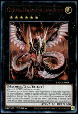 1x Cyber Dragon Infinity (PUR) - 1st Ed NM Eng YuGiOh - Quarter Century Stampede-image