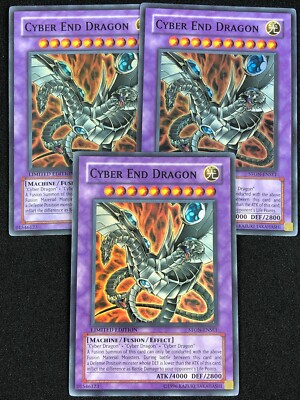 YUGIOH CYBER END DRAGON STON-ENSE1 SUPER X3 (NM)-image